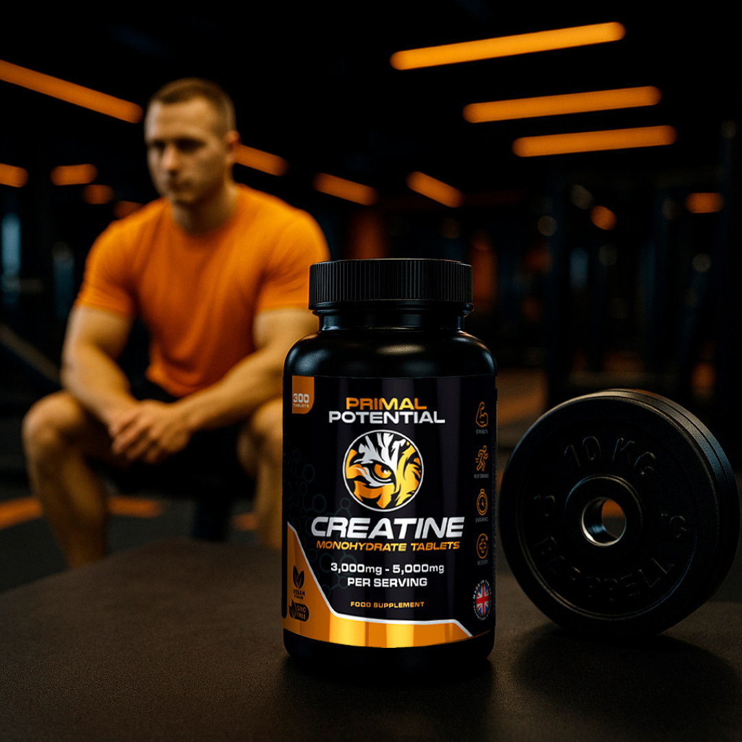 Primal Potential Creatine Tablets - 300 Tablets x 1000mg