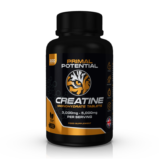 Primal Potential Creatine Tablets - 300 Tablets x 1000mg